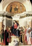 CIMA da Conegliano Madonna Enthroned with the Child dfg china oil painting reproduction